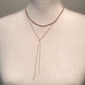 Rose gold choker